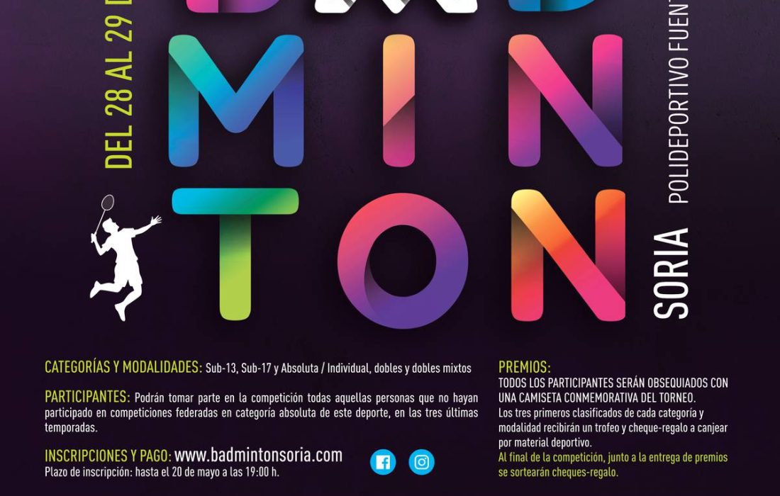 Tursoria torneo popular badminton