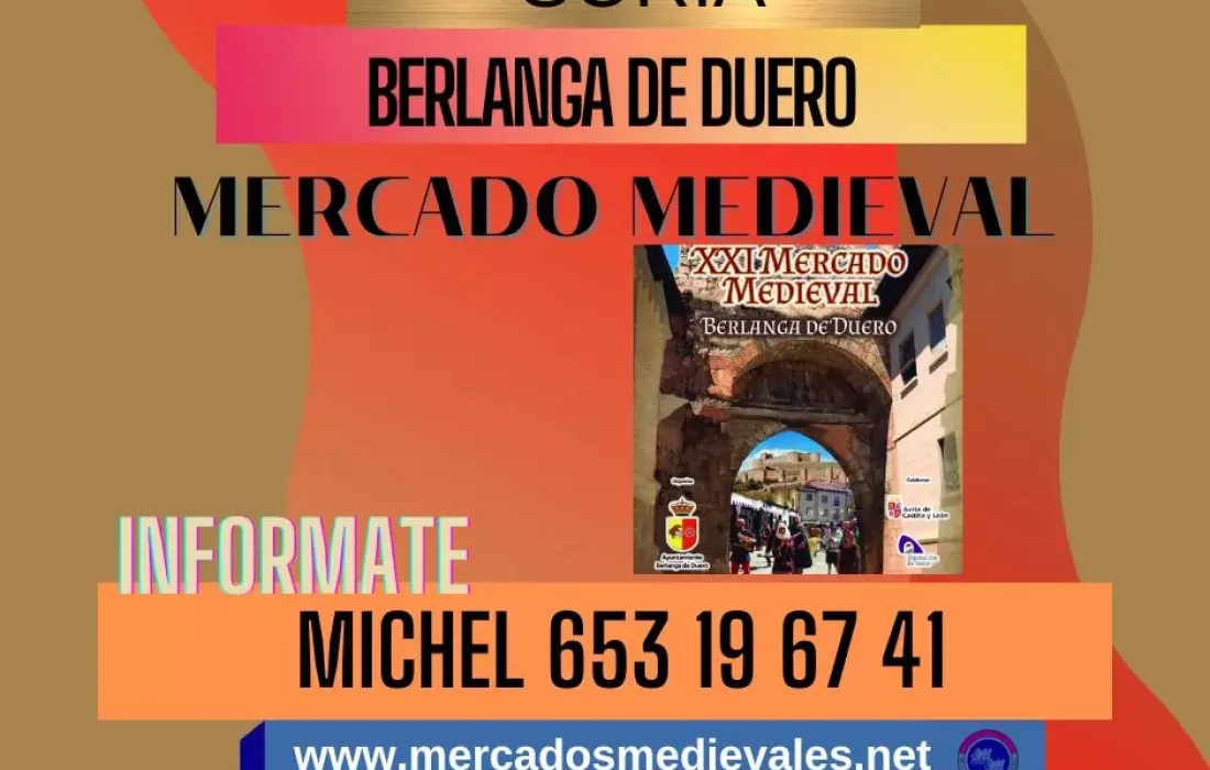 Tursoria el mercado medieval de Berlanga de Duero